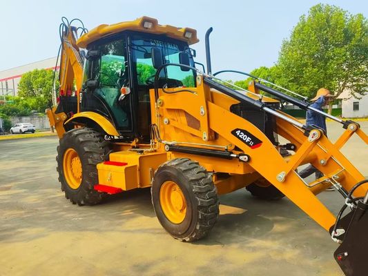 420F Caterpillar Used Backhoe Loader CAT ad alta velocità Efficiente dal punto di vista energetico
