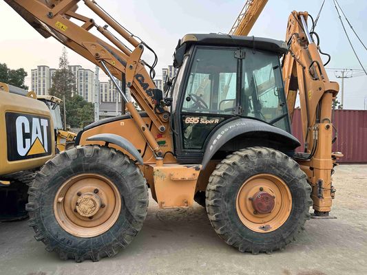 CAUSA 695SR Caricatore di retroescalatore usato costruzione robusta caricatore di retroescalatore a quattro ruote