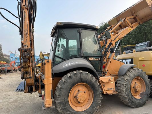 CAUSA 695SR Caricatore di retroescalatore usato costruzione robusta caricatore di retroescalatore a quattro ruote