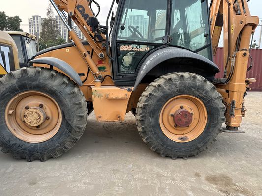 CAUSA 695SR Caricatore di retroescalatore usato costruzione robusta caricatore di retroescalatore a quattro ruote