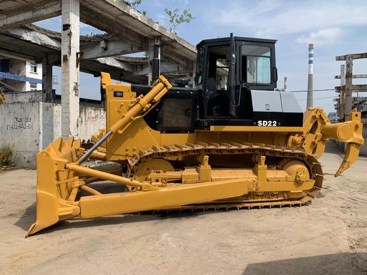 6 Way Blade SHANTUI SD22 Bulldozer di seconda mano con Ripper idraulico