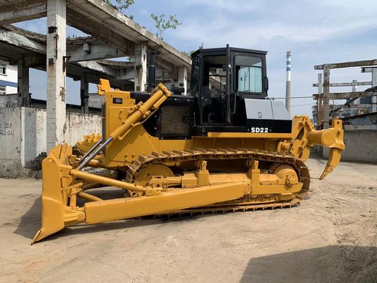 6 Way Blade SHANTUI SD22 Bulldozer di seconda mano con Ripper idraulico
