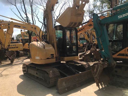 Crawler idraulico usato CAT 308C escavatore originale giapponese facile manutenzione