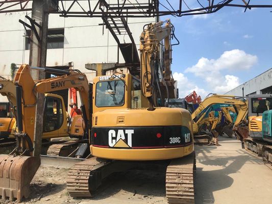 Crawler idraulico usato CAT 308C escavatore originale giapponese facile manutenzione