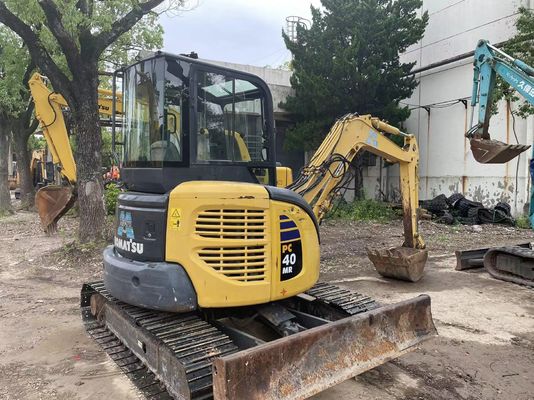 Cabina chiusa Mini escavatore Komatsu usato PC40MR-2 PC35MR-2 PC40MR-2