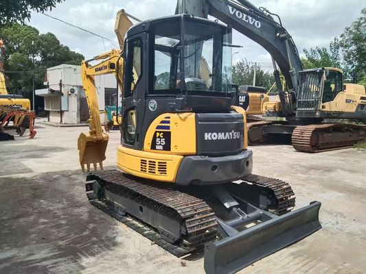 Usato Komatsu PC55MR 2 Mini Originale Giappone Efficienza energetica Alte prestazioni