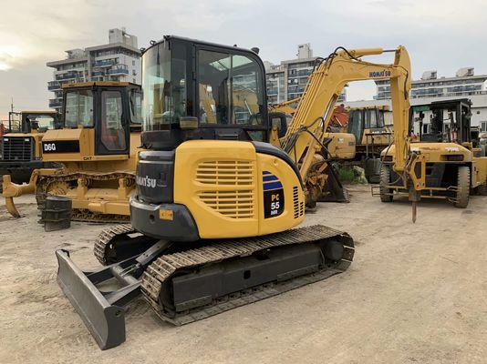 Komatsu PC55MR-2 Excavator giapponese Mini Size con martello idraulico