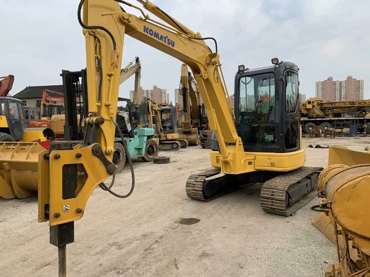 Komatsu PC55MR-2 Excavator giapponese Mini Size con martello idraulico
