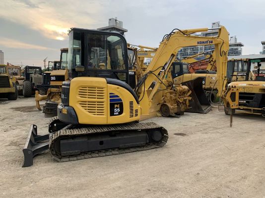Komatsu PC55MR-2 Excavator giapponese Mini Size con martello idraulico