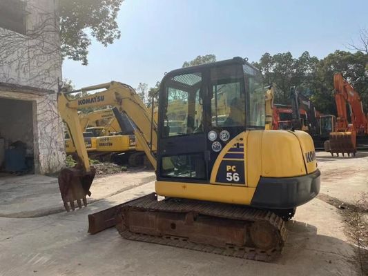 Colore originale mini escavatore Komatsu PC56MR-2 in ottime condizioni
