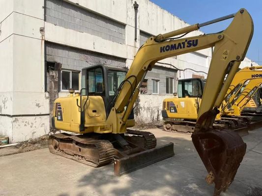 Colore originale mini escavatore Komatsu PC56MR-2 in ottime condizioni