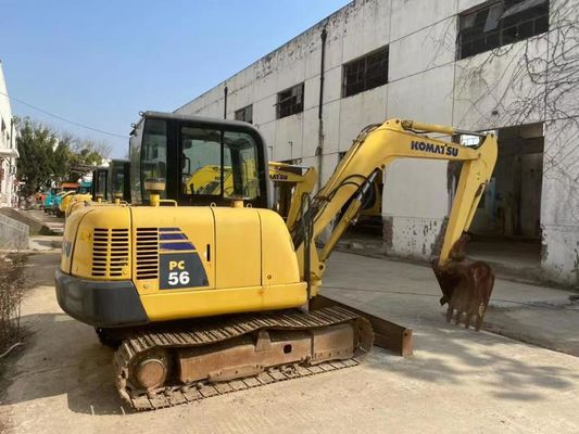 Colore originale mini escavatore Komatsu PC56MR-2 in ottime condizioni