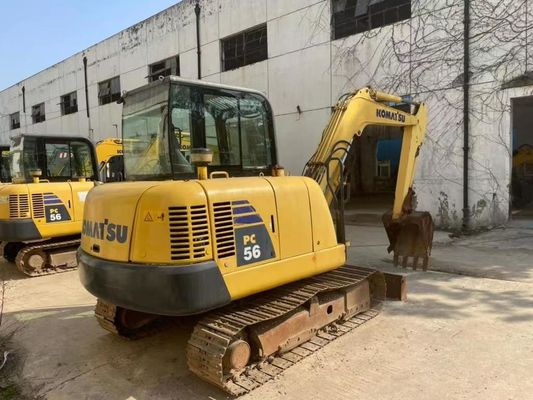 Colore originale mini escavatore Komatsu PC56MR-2 in ottime condizioni