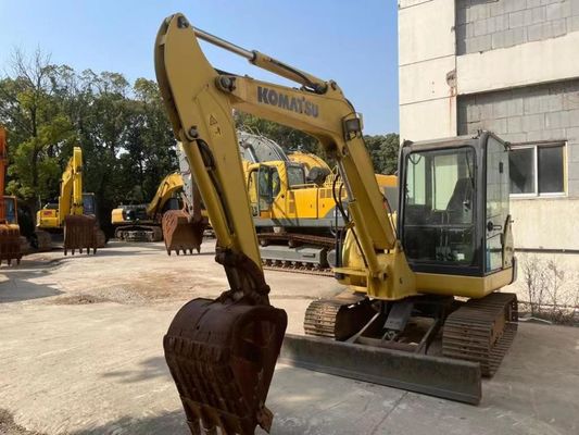 Colore originale mini escavatore Komatsu PC56MR-2 in ottime condizioni