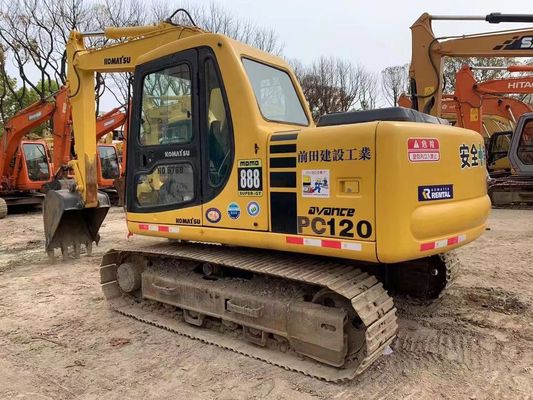 12 tonnellate usate Komatsu PC120-6 Crawler Hydraulic Excavator Garanzia di sicurezza