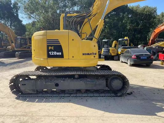 PC128US-8 Escavatore Komatsu usato Escavatore a pollice idraulico Mini Crawler