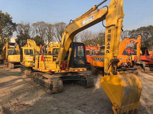 Risparmio energetico utilizzato Komatsu PC130 6 Crawler Alta stabilità Colore originale