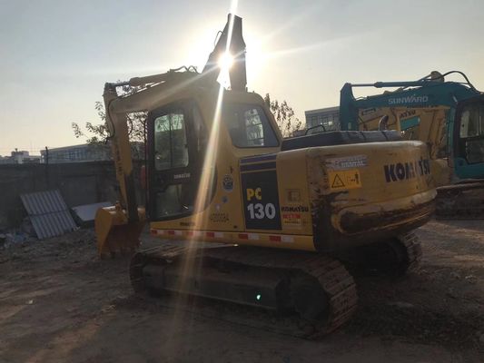 Risparmio energetico utilizzato Komatsu PC130 6 Crawler Alta stabilità Colore originale