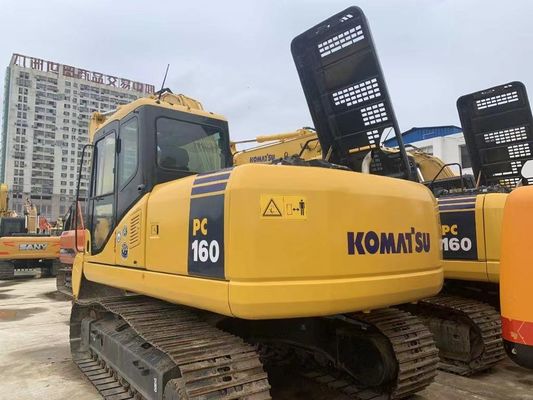 Giappone Komatsu PC160LC-7 Mini Crawler Excavator di seconda mano con motore potente