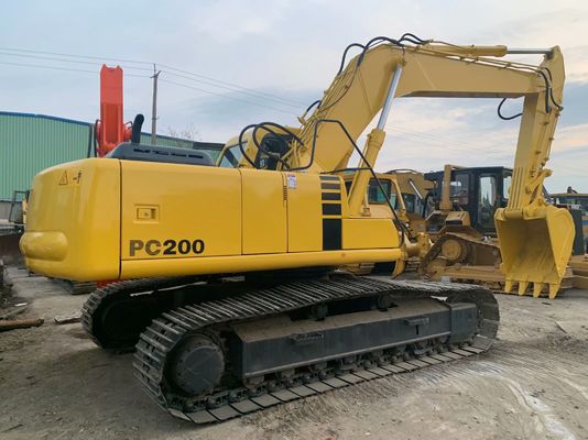 Alta efficienza utilizzata Komatsu PC200 6 escavatore originale Giappone potente