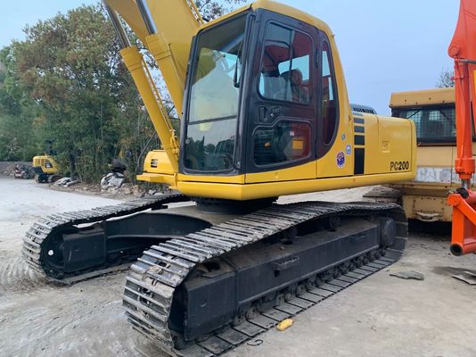 Alta efficienza utilizzata Komatsu PC200 6 escavatore originale Giappone potente