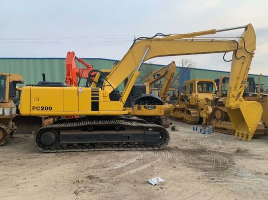 Alta efficienza utilizzata Komatsu PC200 6 escavatore originale Giappone potente