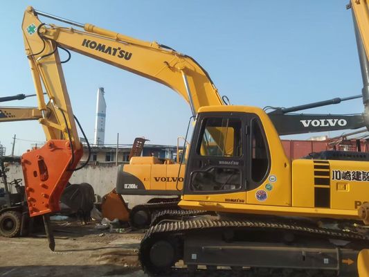 Giappone Utilizzato Komatsu PC220 6 Escavatore Facile a funzionare con martello idraulico