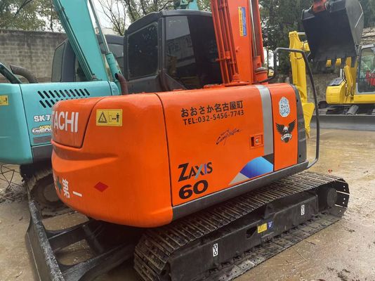 Originale giapponese usato Hitachi ZX60 Mini Crawler Excavator con pollice idraulico