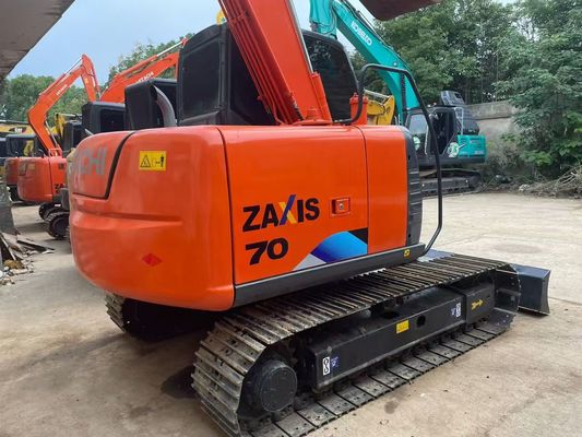 Originale Giappone Usato Escavatore ZX70 Usato Hitachi Escavatore Crawler Con Lama