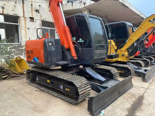 Originale Giappone Usato Escavatore ZX70 Usato Hitachi Escavatore Crawler Con Lama