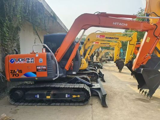 Originale Giappone Usato Escavatore ZX70 Usato Hitachi Escavatore Crawler Con Lama