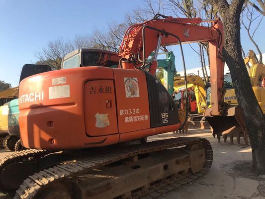 ZX135US escavatore di seconda mano Buone condizioni Hitachi Crawler escavatore colore originale