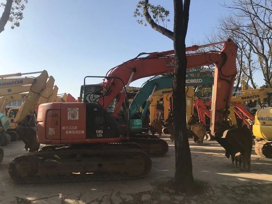 ZX135US escavatore di seconda mano Buone condizioni Hitachi Crawler escavatore colore originale