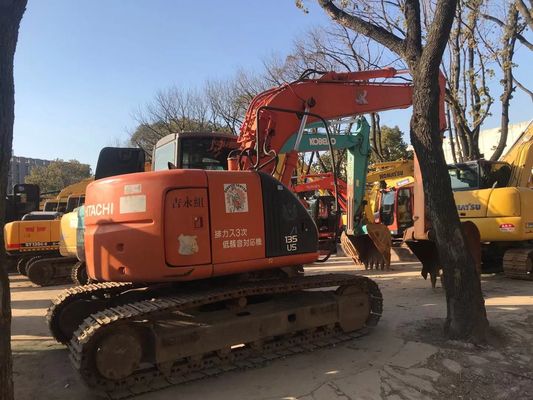 ZX135US escavatore di seconda mano Buone condizioni Hitachi Crawler escavatore colore originale