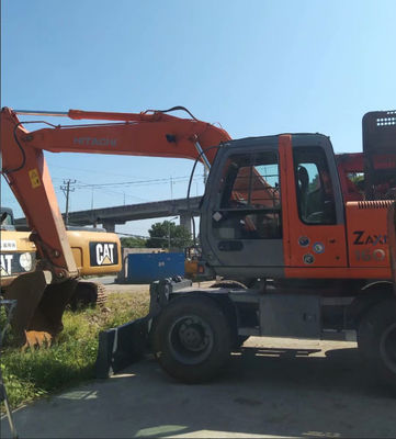 Colore originale Usato Hitachi ZX160W Escavatore a ruote In buone condizioni