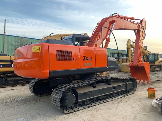 Usato Hitachi ZX240HG Crawler montato scavatore idraulico Ripinta colore