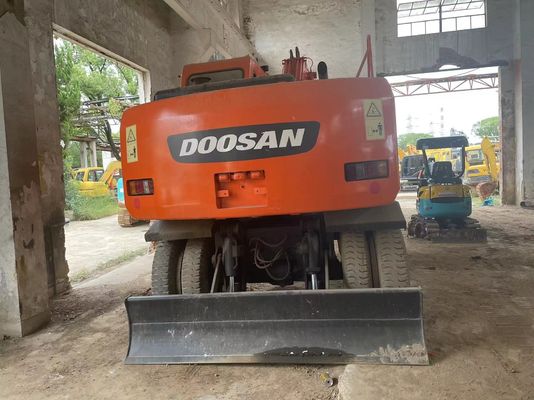 Controllo intelligente Escavatore usato DH150W-7 Escavatore a ruote Doosan 2012 Anno