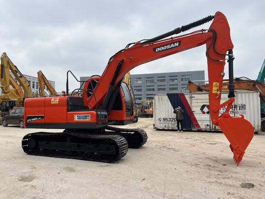 Crawler montato DX150-9C Usato Escavatore Doosan Originale Corea Versatilità