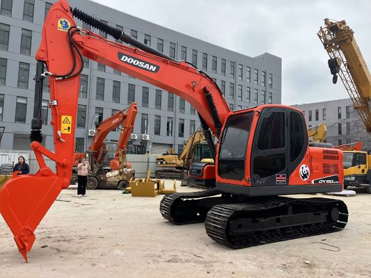 Crawler montato DX150-9C Usato Escavatore Doosan Originale Corea Versatilità