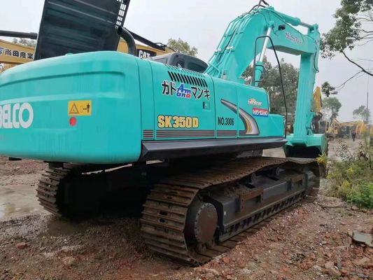 Escavatori usati per crawler Kobelco SK350-8 Escavatori da 35 tonnellate con vernice originale