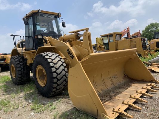 Basso rumore 966H caricatore di ruote CAT usato ad alta efficienza con motore CAT