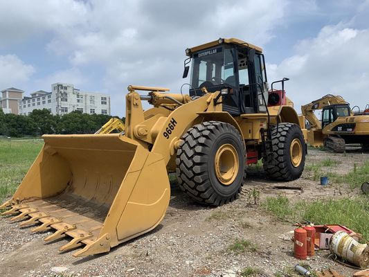Basso rumore 966H caricatore di ruote CAT usato ad alta efficienza con motore CAT