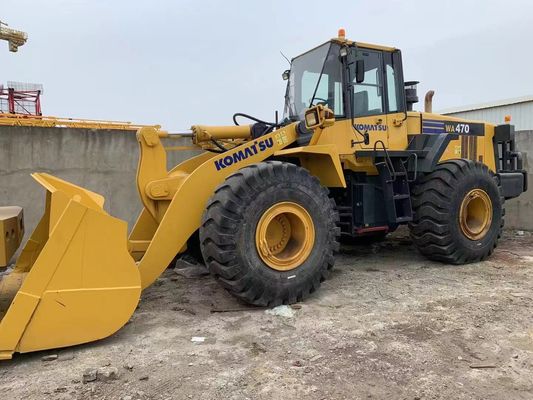 Dipingere colore caricatore di ruote usato Komatsu WA470-6 caricatore di seconda mano