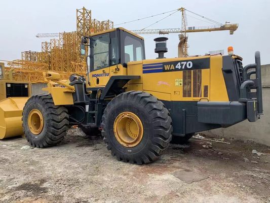 Dipingere colore caricatore di ruote usato Komatsu WA470-6 caricatore di seconda mano