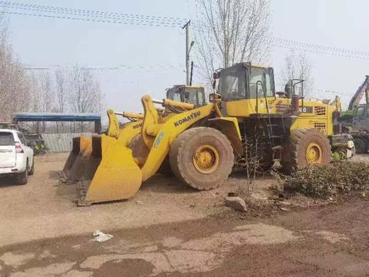 Utilizzato Komatsu WA500 6 ruote caricatore WA600-6 efficienza del carburante per la costruzione