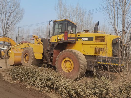 Utilizzato Komatsu WA500 6 ruote caricatore WA600-6 efficienza del carburante per la costruzione