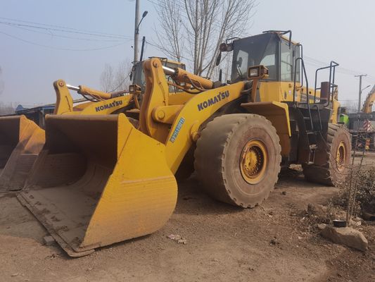 Utilizzato Komatsu WA500 6 ruote caricatore WA600-6 efficienza del carburante per la costruzione