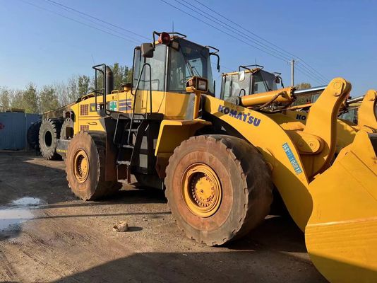 Utilizzato Komatsu WA500 6 ruote caricatore WA600-6 efficienza del carburante per la costruzione