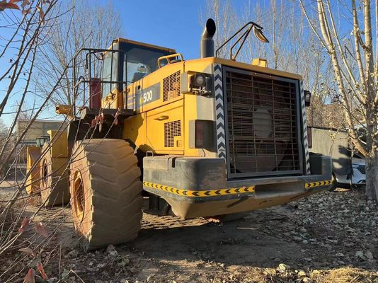 Utilizzato Komatsu WA500 6 ruote caricatore WA600-6 efficienza del carburante per la costruzione