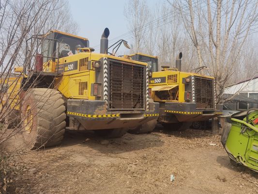 Utilizzato Komatsu WA500 6 ruote caricatore WA600-6 efficienza del carburante per la costruzione